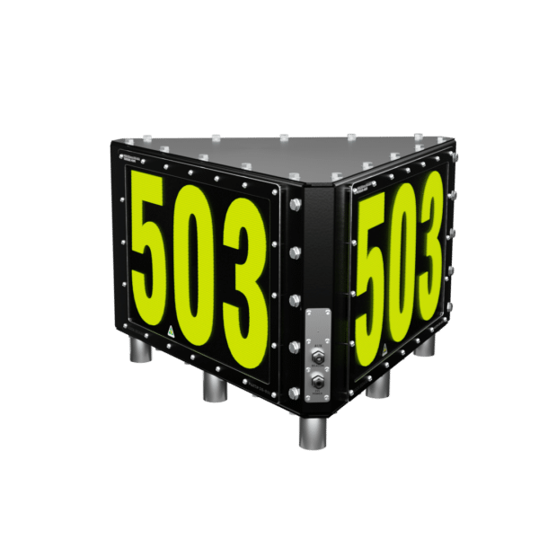 Rock Board® DS-601 Triangle Custom LED ID Sign