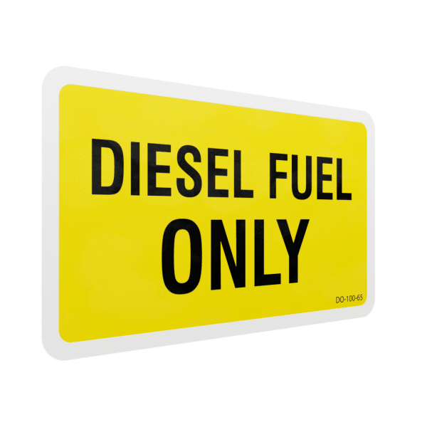 XCELR8® Diesel Fuel Only Sticker