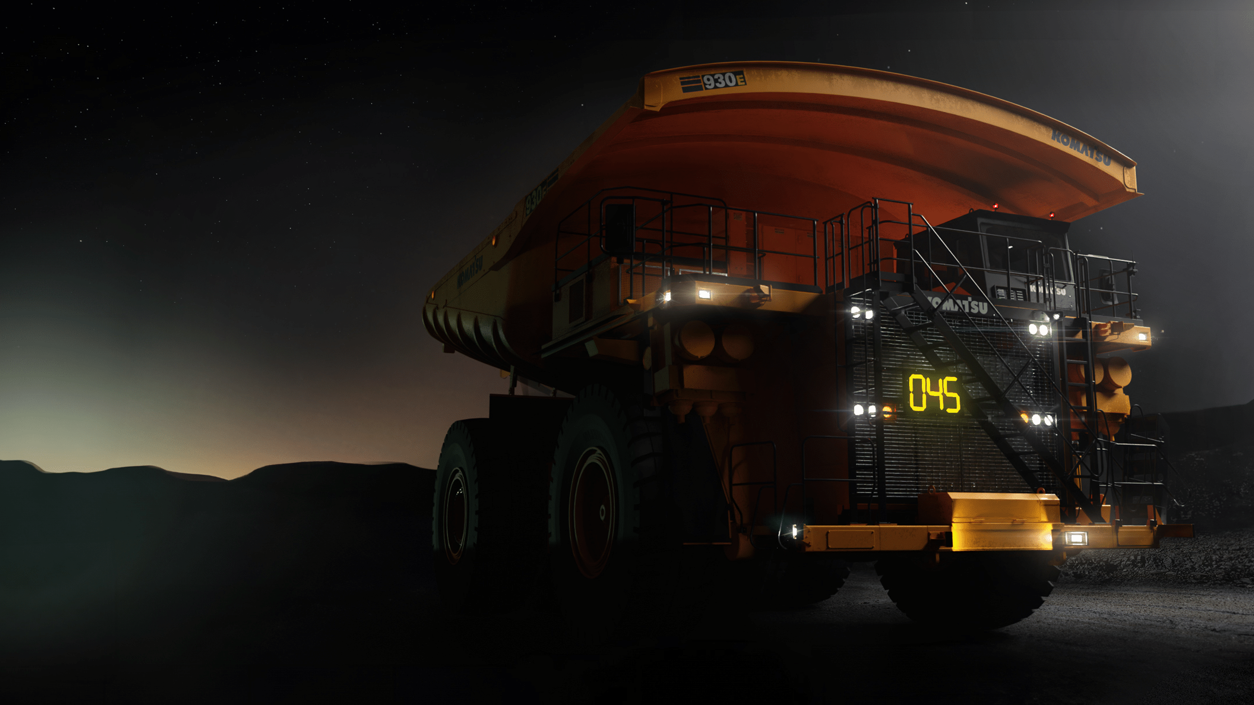 Rock Board Haul Truck