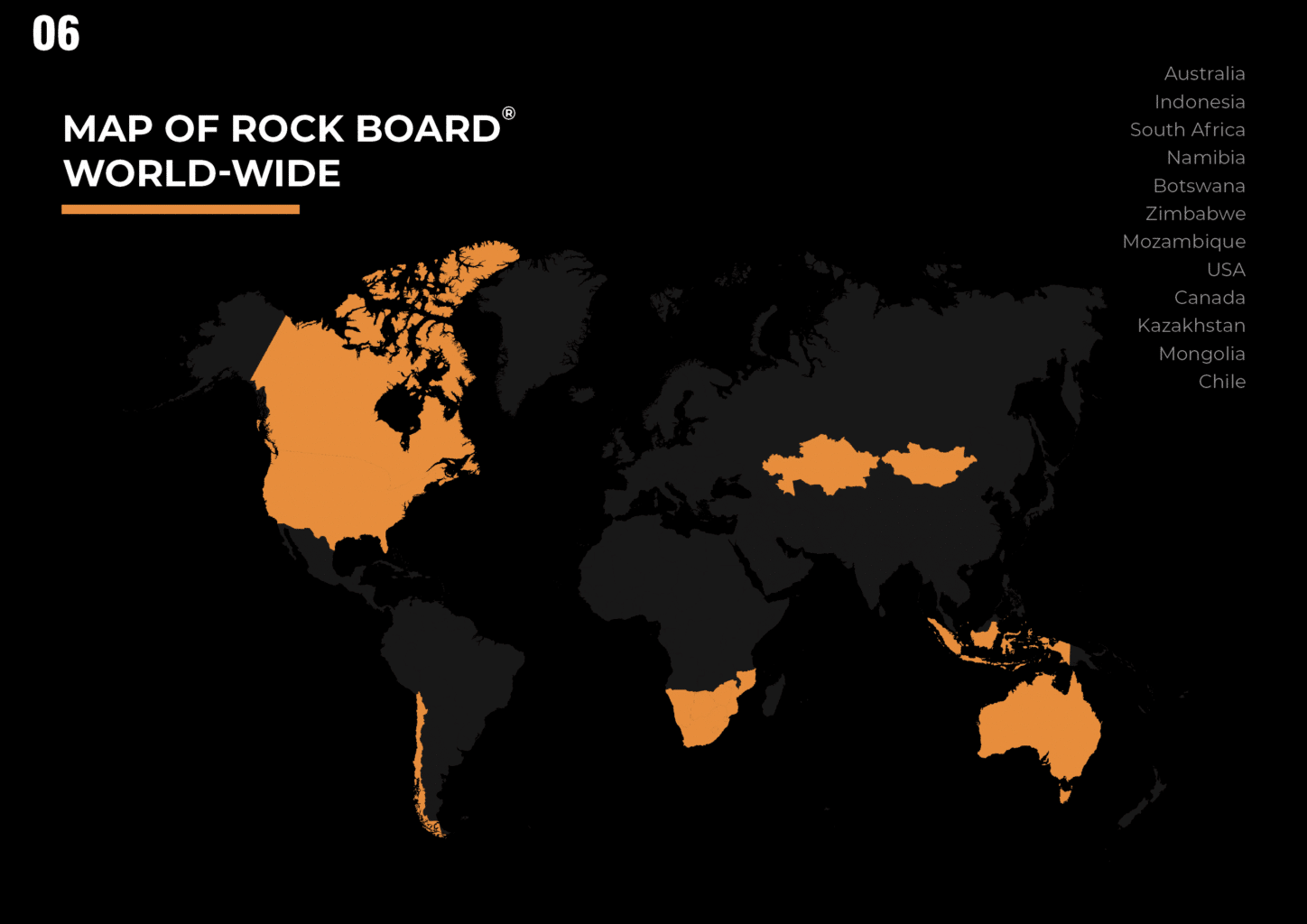 Rock Board World Map